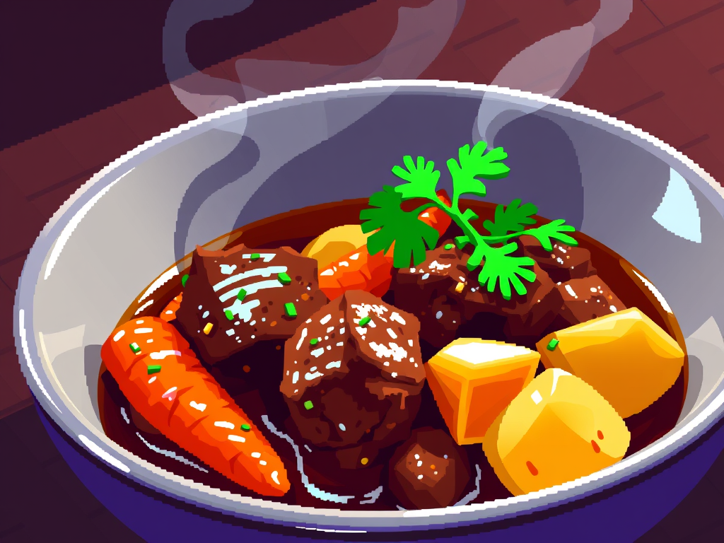 Beef Stew with Carrots & Potatoes